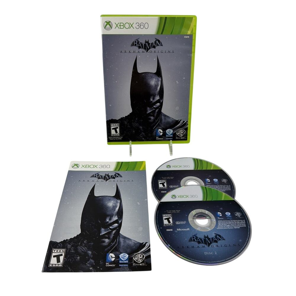 Batman Arkham Origins Microsoft Xbox 360 2013 Complete CIB Tested